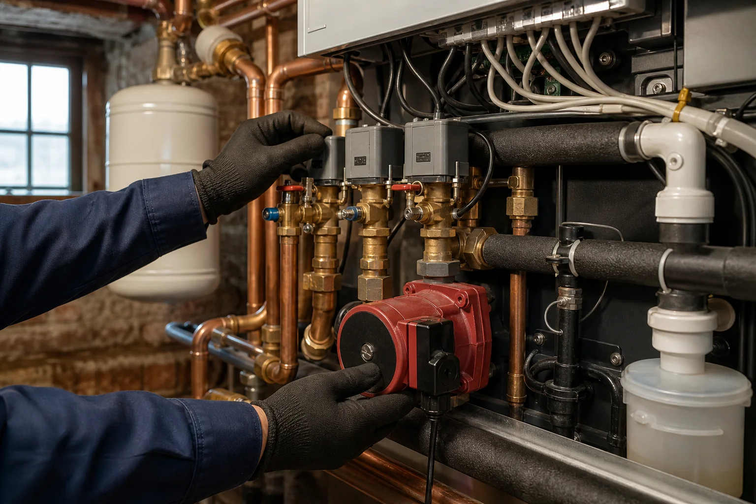 Detailed HVAC measurement and mechanical work